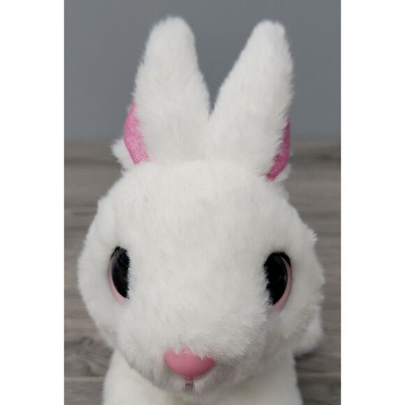 Zuru Pets Alive Mama Bunny White Interactive Plush #9554 Floppy Ears - Picture 5 of 11